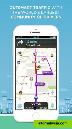 Waze on Iphone(4)