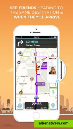 Waze on Iphone(5)