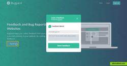 Report bugs or suggestions directly from you website.