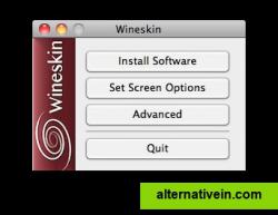 Wineskin Options Window