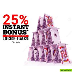 25% Instant Bonus