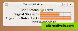 Tuner status window.