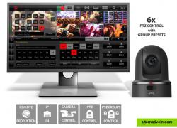 Streamstar SW
Remote control of 6 PTZ cameras ove IP