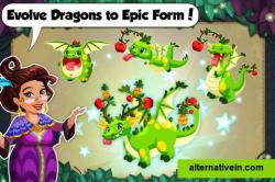 Evolve dragons to epic forms!