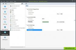 Operating System: This view shows software components' details of the machine operating system.