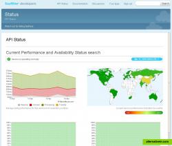 Public Status Pages details page example