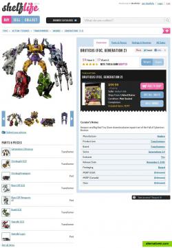 A product, showcasing Bruticus