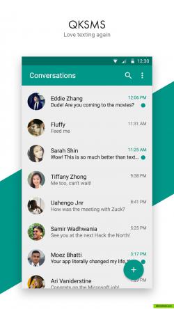 Conversations list - Light mode