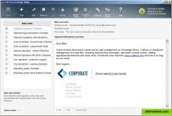 CodeTwo Exchange Rules user's interface