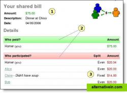 Shared bill