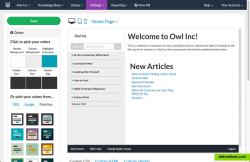 KnowledgeOwl Theme Builder