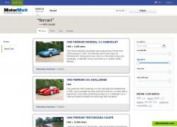 Results Page - Showing some lovely Ferraris