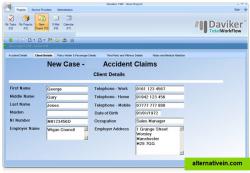 Automated case management software