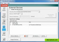 KioWare Kiosk for WIndows, Configuration Tool, External Device Setup