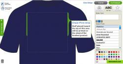 Create custom t-shirts