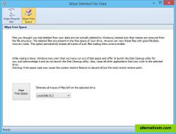 Ace Utilities - Wipe Free Space