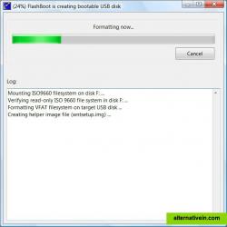 Formatting disk