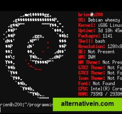 Debian screenfetch