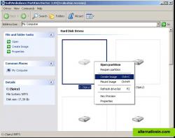 Partition Doctor can create and process common disk images. *.dsk and *.img files.