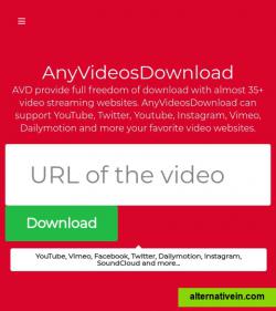 www.anyvideosdownload.com - Mobile Version