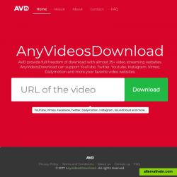 www.anyvideosdownload.com - Tablet Version