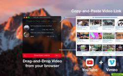Just drag-and-drop or paste video/playlist URL to add it to your download list