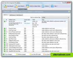 S.M.A.R.T. Details page contains detailed information about important parameters describing various aspects of the hard drive's performance and reliability.