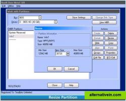 Resize Partition