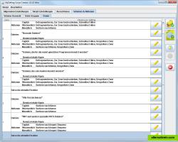 Place the file groups and set the action to perform