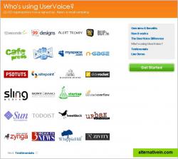 Who's using UserVoice? 