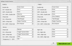 Setting of Mouse Shortcut