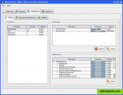 Filesharing overview (Linux, KDE).