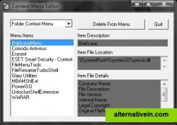 Folder Context Menu