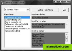 IE Context Menu