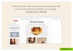 Double your click rates with our interactive elements like Scratch Card and Gift Box
