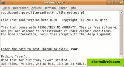 Perl script under Ubuntu, interactive mode