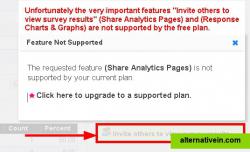 Not free: Graphical results & Invite others to view results