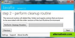 Java Cleanup routine (Version 2.1)