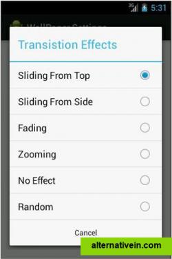 Transiction effects