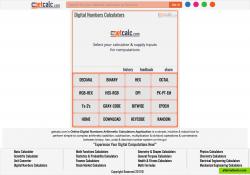 Digital Numbers Calculators