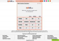 Basic Math Functions Calculators