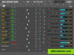 iPad mixer interface