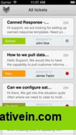 iOS mobile Helpdesk