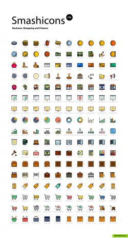 Business icons in 'retro Style' from smashicons.com