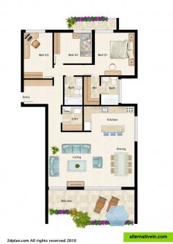 Floor plan sample image