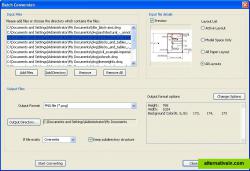 batch conversion dialog