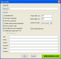 Export DWG/DXF to PDF