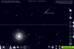 C/2012 S1 (ISON) rising in the morning.