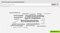 We asked our visitors: How do you use AnswerGarden?