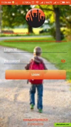 school app login panel